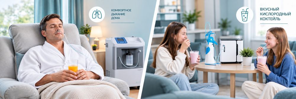 Применение кислородного концентратора Применение кислородного концентратора